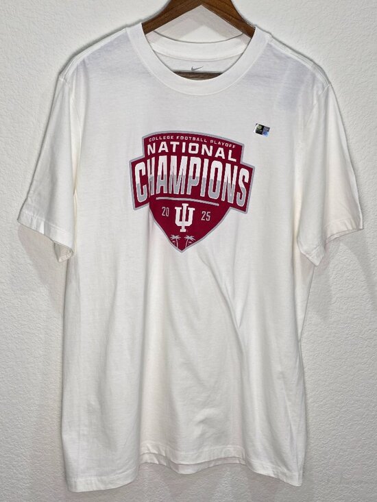 Nike Other - NWT Nike Indiana Hoosiers 2025 National Champions CFP Shirt Large